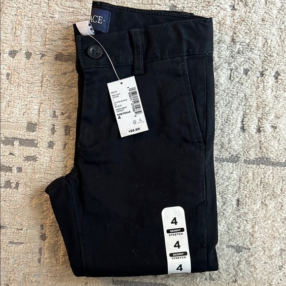 Children’s Place Black Skinny Stretch Pants - Picture 1 of 3